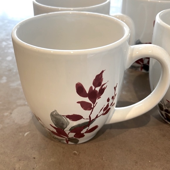 Corelle Floral Coffee Mugs – Set of 4 - Picture 2 of 4